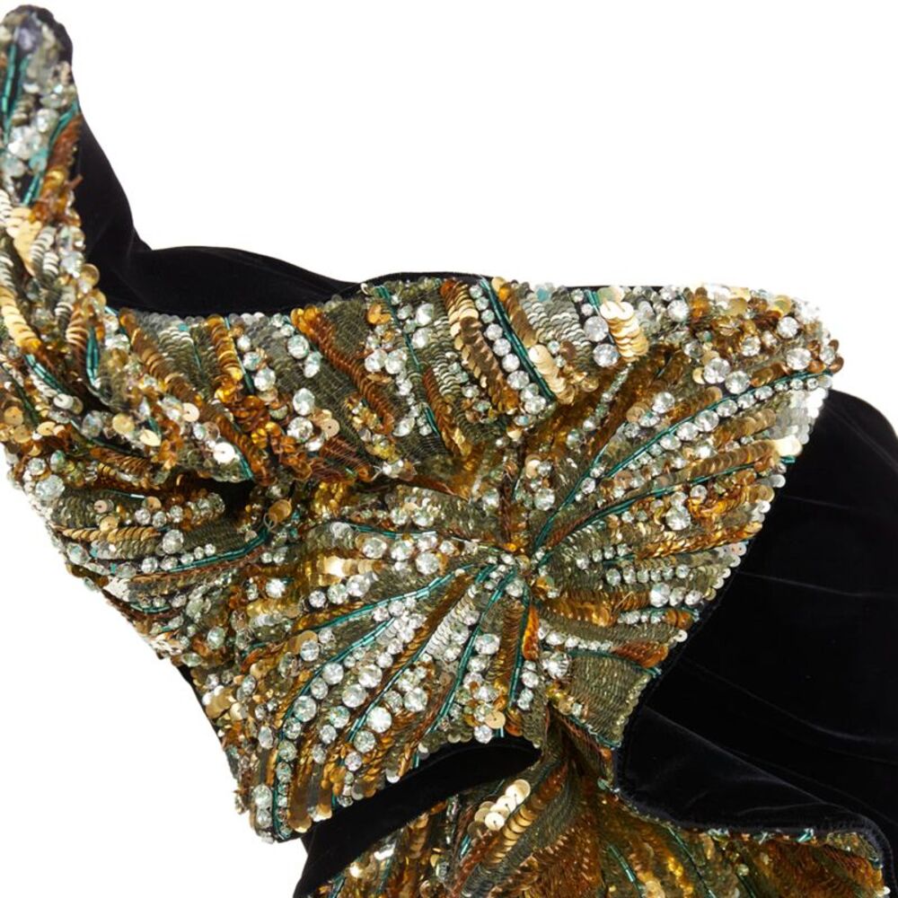Alexandre Vauthier Crystal Ruffle Top - Picture 7 of 10